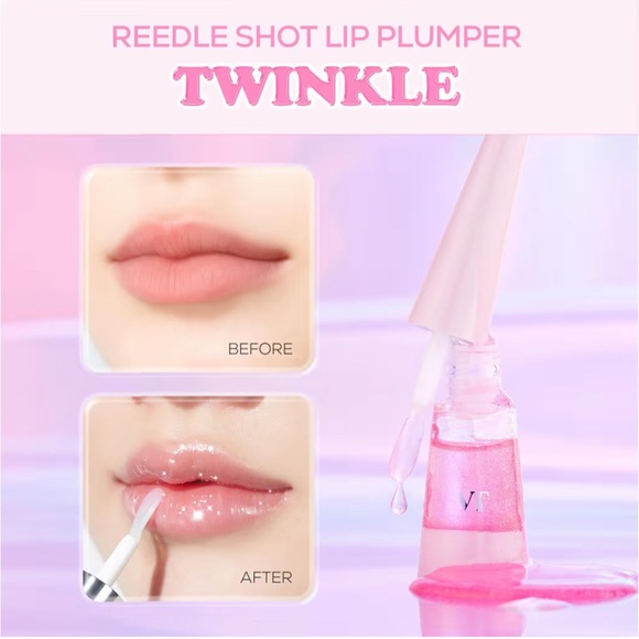 Set of 2 VT Cosmetics Reedle Shot Lip Plumper Twinkle - Picture 3 of 8